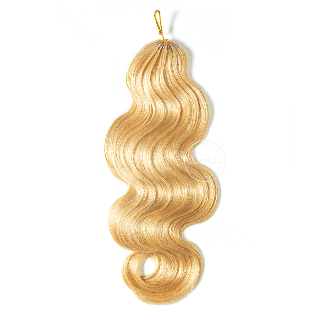 Body wave color 27 virgin crochet hair braids human virgin hair
