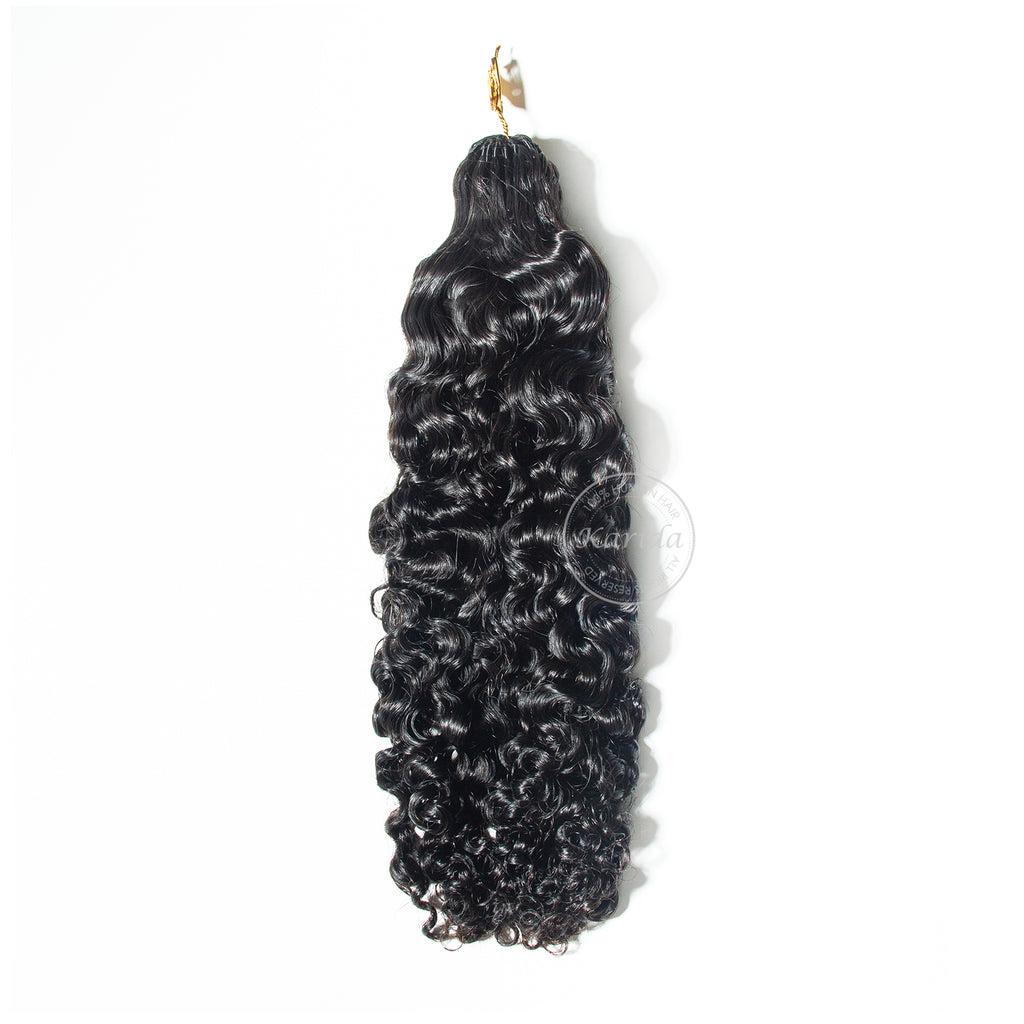 Burmesen curl crochet braids virgin human hair extensions natural color