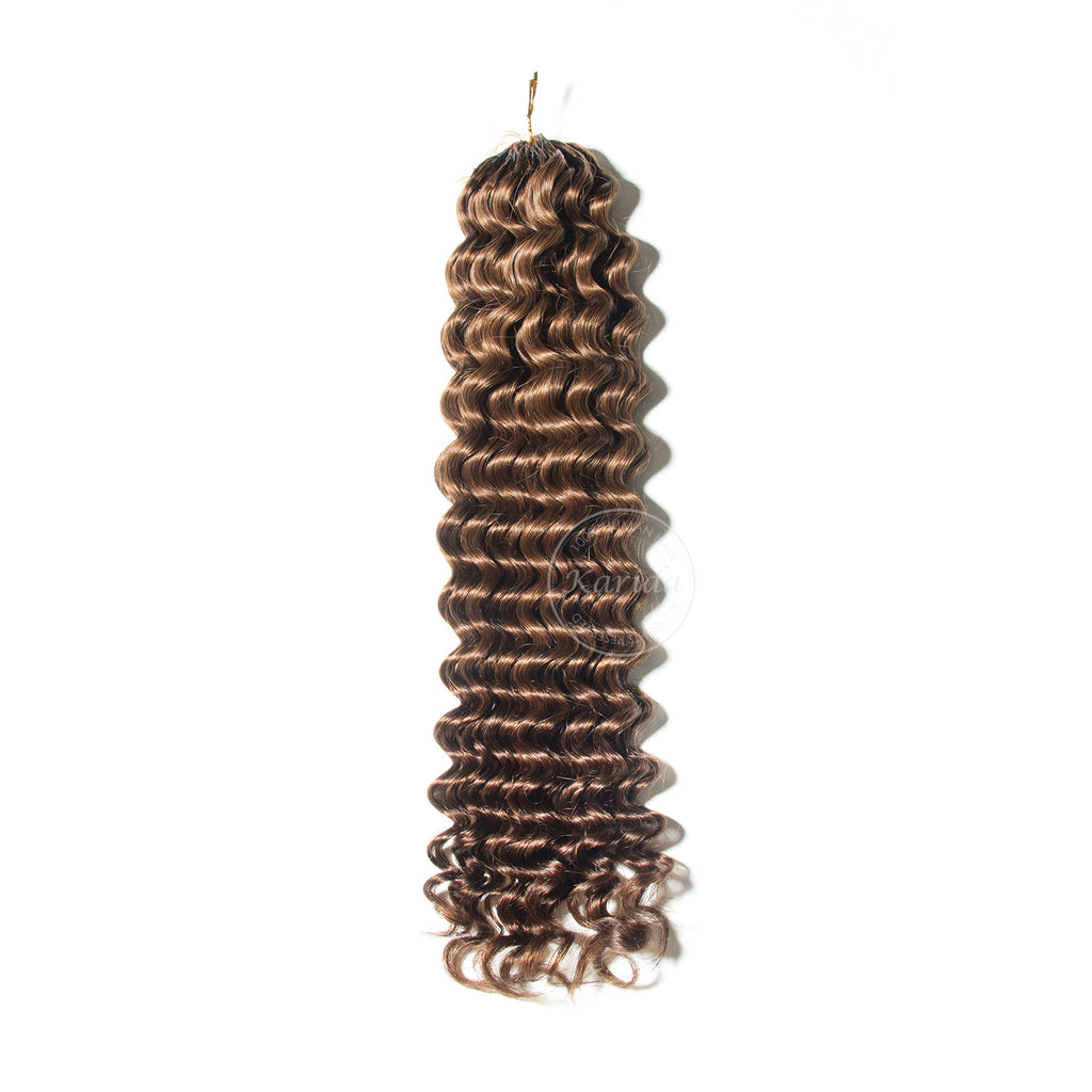 Crochet braids virgin hair deep curly color 4 human virgin hair crochet