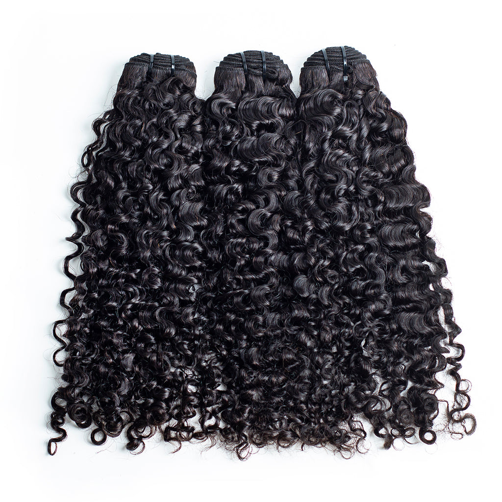 Buemese curly new arrival 3 Bundles virgin hair bundles natural color Karida hair
