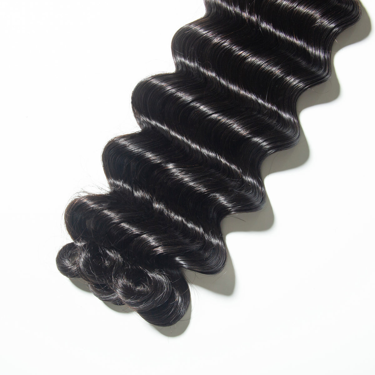 Natural wave super double draw virgin hair bundles natural color unpro ...