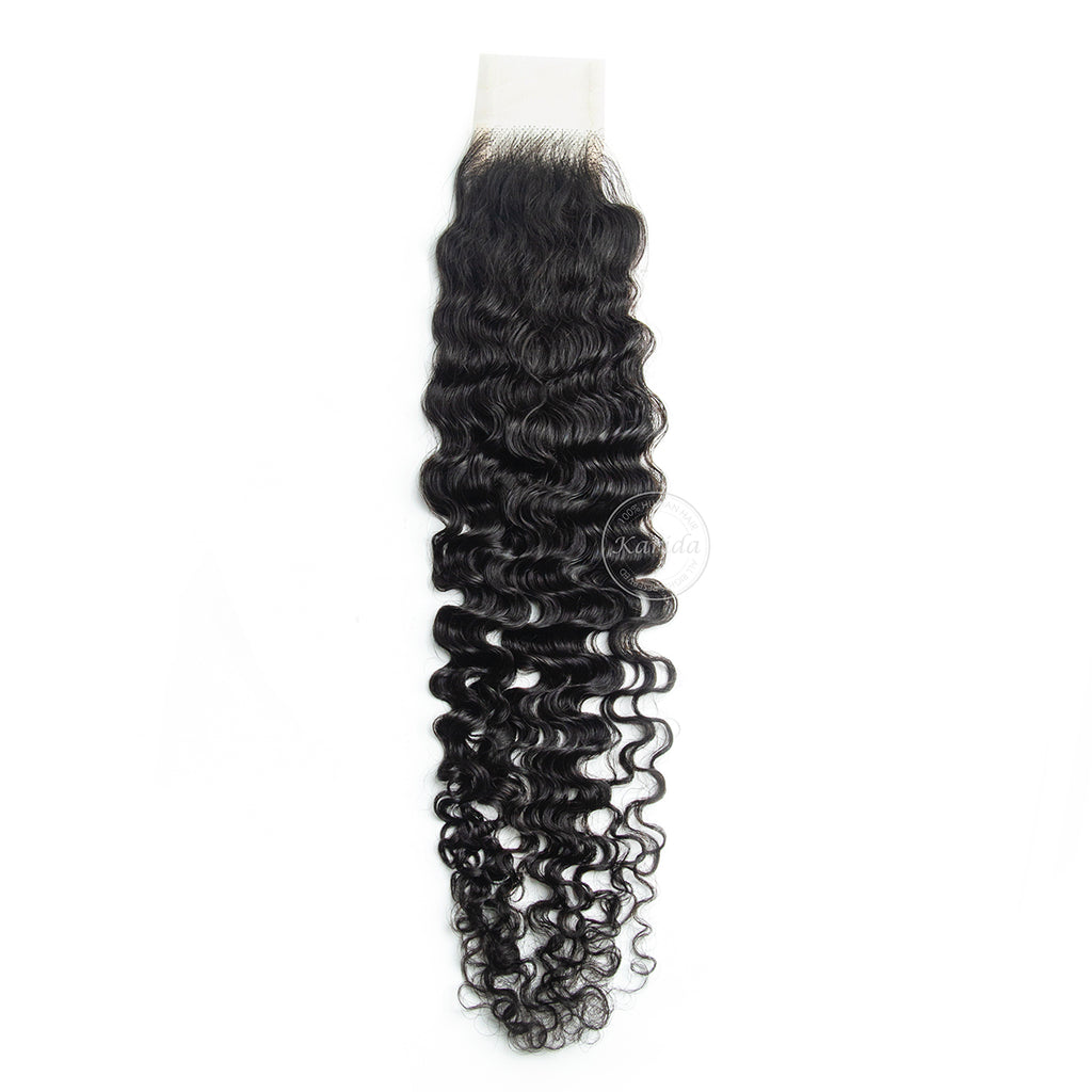 New arrive burmese curl 2X6HD Lace closure virgin hair closure swiss lace