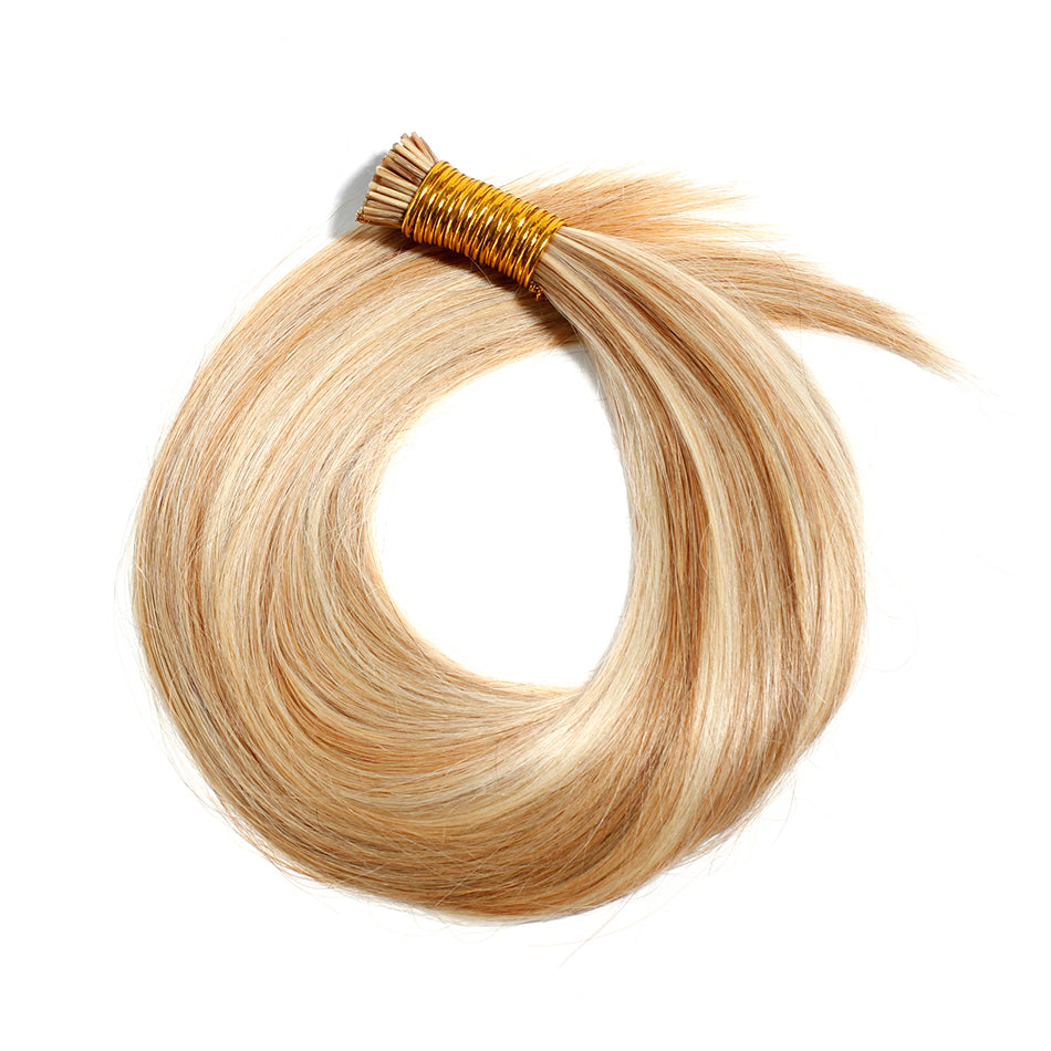 Piano color 4/#613 I tips extensions karida virgin human hair extension full cuticle aligned