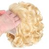 Fumi curl pixie cut wig human hair blonde color pixie cut front lace wig free shipping