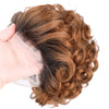 Fumi curl pixie cut wig human hair ombre 1b#30 front lace wig free shipping