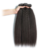 3 Bundles kinky straight human virgin hair bundles new pattern machine doulbe weft