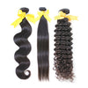 Sample package 3bundles 10inch,a body wave+a straight+a deep wave