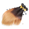 4Bundles ombre brazilian virgin hair straight #27 blonde ombre bundles