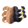 3Bundles ombre body wave #27 blonde brazilian ombre weave hair