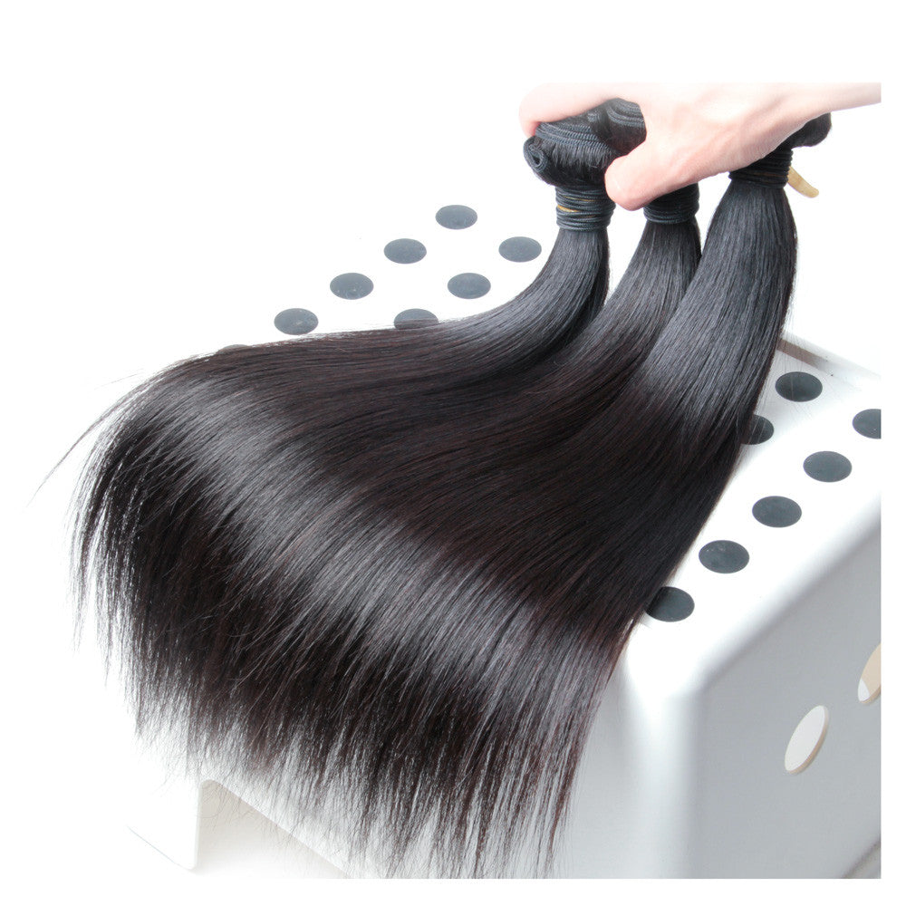 3Bundles virgin brazilian malaysian peruvian hair Karida straight hair