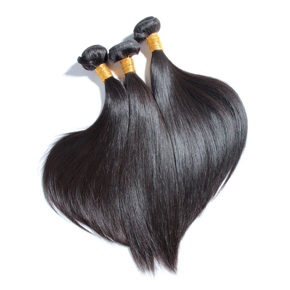 4Bundles straight brazilian virgin hair weave Karida human hair