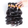4Bundles Loose wave hair weaving brazilian peruvian malaysian human hair