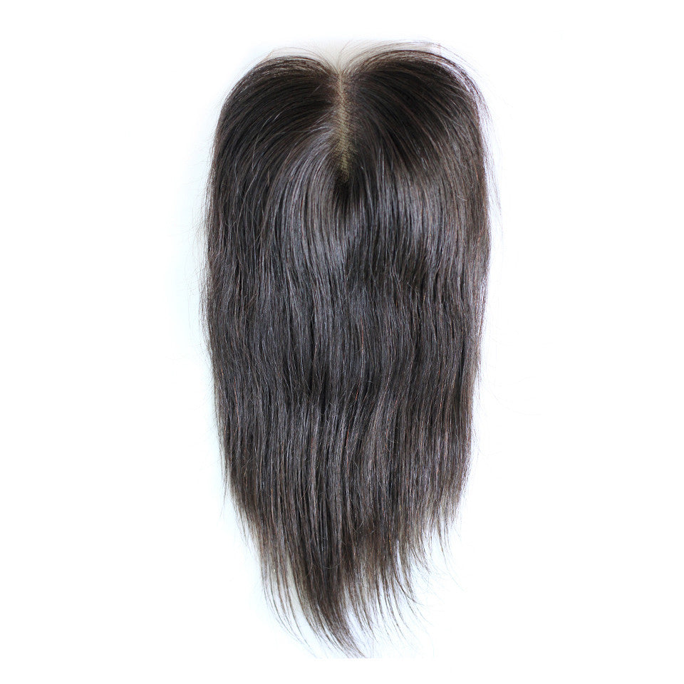 Straight lace closure human virgin hair swiss lace natural color 4*4 closure transparent