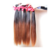 5Bundles straight ombre hair 1b/#30 brown brazilian peruvian ombre hair