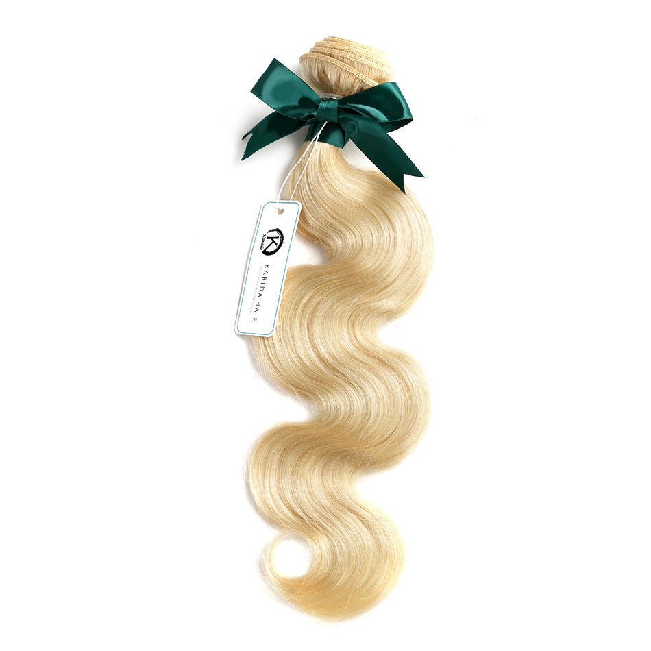 Premium blonde hair bundles #613 body wave top european blonde hair extensions