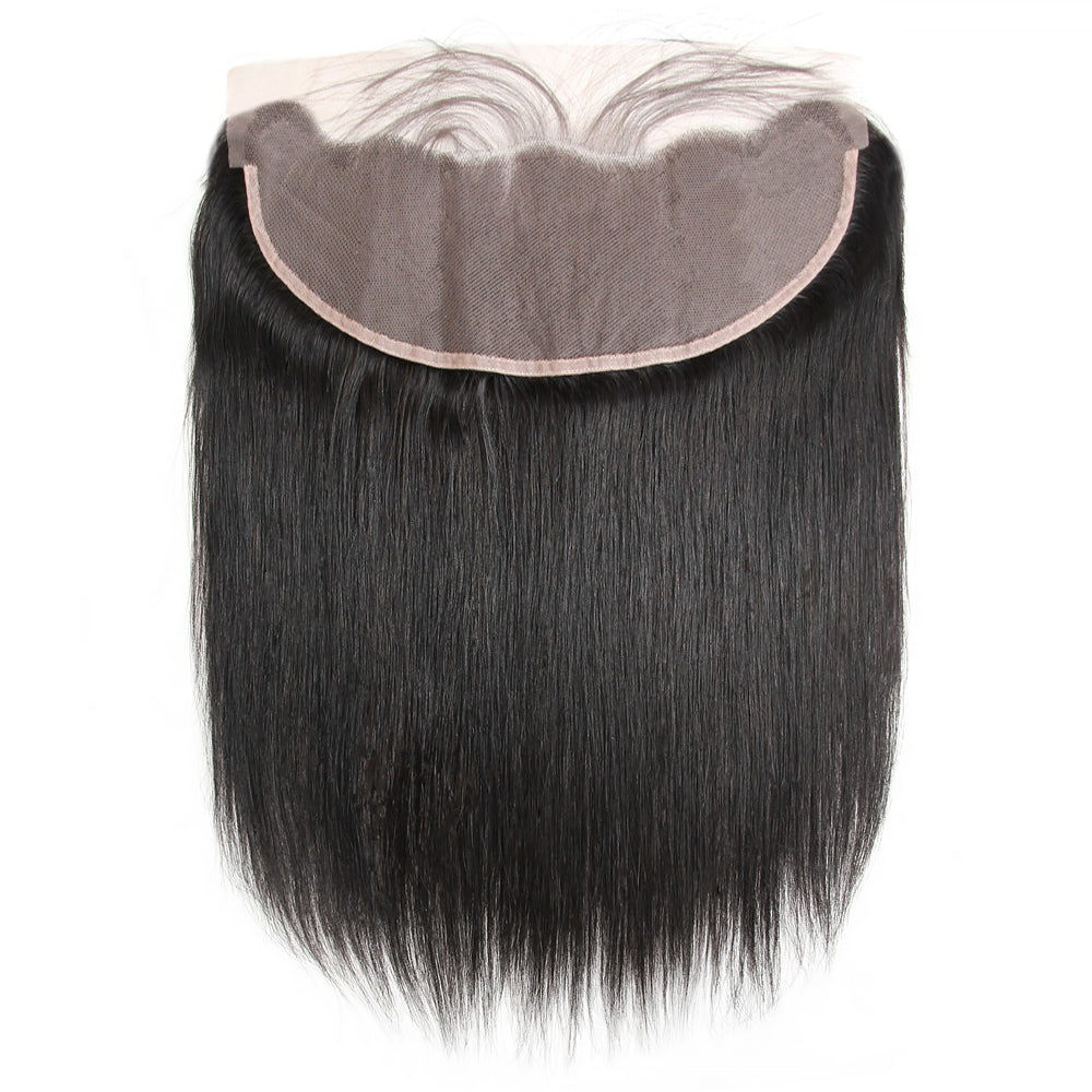 Raw hair 13x6 HD / transparent lace frontal straight hair Premium raw hair natural hair line
