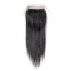 Straight hair raw 5X5 HD and transparent lace closure full cuticles aligned natural color