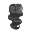 Lace closure body wave 4*4inch 8-22inch cuticle aligned hair transparent closure